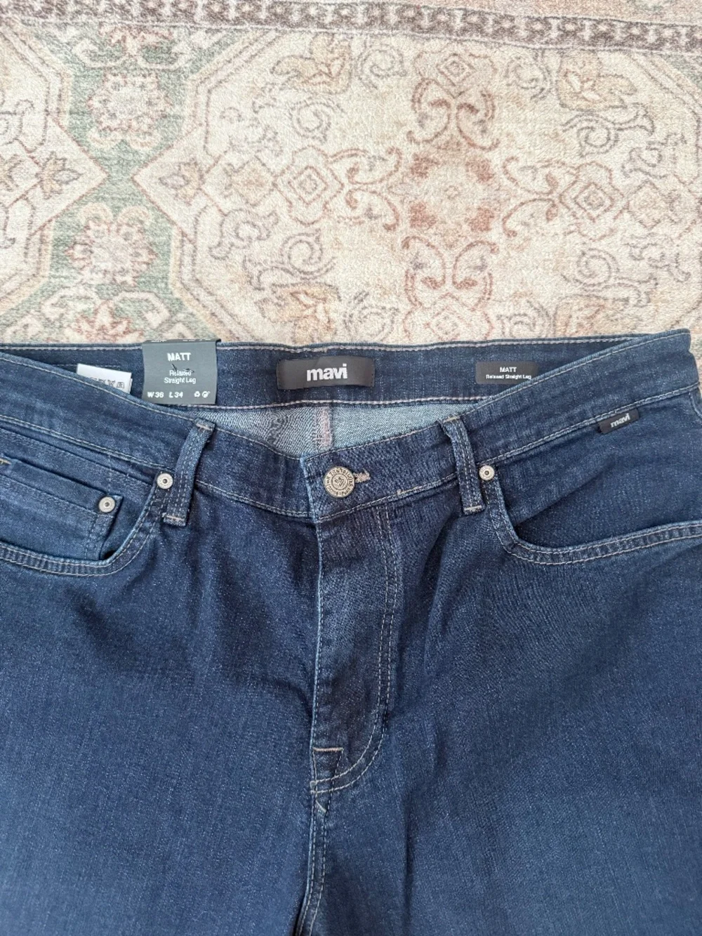 Matt Relaxed Straight Leg Jeans